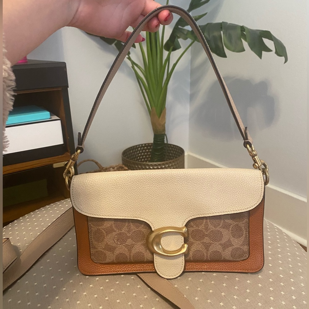 Coach Tabby 26 Shoulder Bag in Signature Canvas & Leather